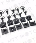 10 Pack Dzus Style Motorcycle Quick Release Fairing Fasteners One Quarter Turn With 15mm Pins Durable Aluminum Construction Easy Install No Drill Needed Secure Fit For Street Bikes And Dirt Bikes