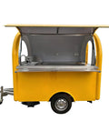 Kickstart Your Side Gig With This Rock Solid Custom Concession Food Truck Trailer Loaded Up With A Full Stainless Steel Mobile Kitchen for serving BBQ.