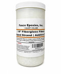 One Eighth Inch Chopped Strand Fiberglass Fibers Quart For Epoxy And Polyester Repairs, Adds Tensile Strength And Crack Resistance, Ideal For Custom Filler Mixes, Bonding, And Structural Reinforcement In DIY, Marine, And Auto Projects.