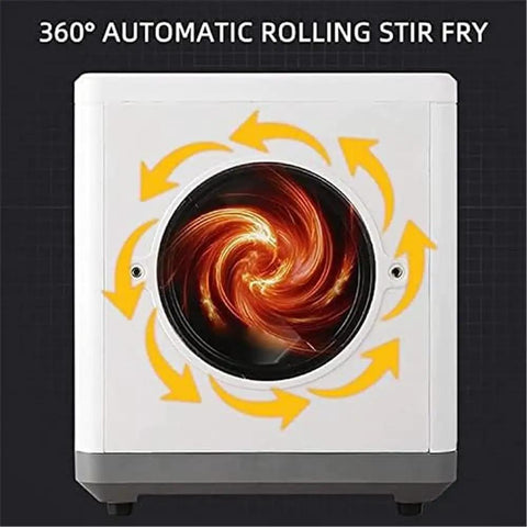 Kickin Electric Home Roaster For Coffee Beans And Tree Nuts 1600 Watt Automatic Stirrer with 360° stirring feature.