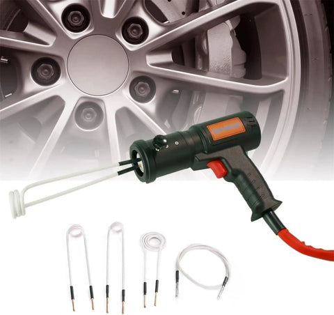 Handheld 1500W Induction Bolt Remover For Gunked Up Fasteners Flameless Heater with multiple heating coils for tough bolts.