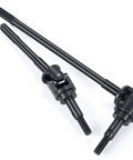 Beefed Up Heavy Duty Steel RC Front And Rear Axle Shafts CVD Drive Shaft Upgrade for Axial SCX6 shown front view