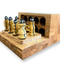 Heavy Duty Architectural Molding Router Bit Set For Skilled Woodworkers Crafting Knockout Baseboards Door Casings And Chair Rails, 7 router bits with storage.