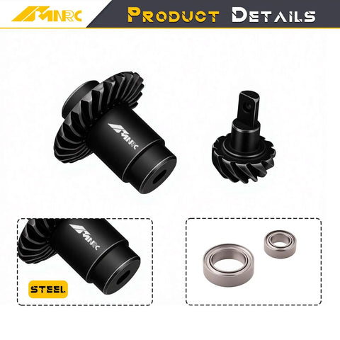 Steel Helical Gear Set 12T 24T Upgrade Kit For 1X24 FMS FCX24 FCX18 RC Cars Delivers Smoother Power And Stronger Torque Built Tough