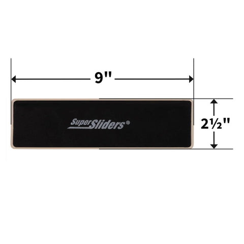 Heavy Duty 2 Point 5 Inch By 9 Inch XL Rectangle Reusable Furniture Sliders That Make Moving Heavy Stuff A Breeze Glide Easy On Carpet Anti Slip Pads For Beds Sofas Dressers Set Of 4 Beige