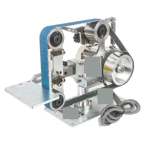 Heavy Duty Industrial Belt Sanding Machine With Roomy Workbench For Knockout Polish And Quick Sharpening Rugged 762X25mm Abrasive Grip Tool.