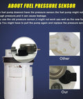 Dodge Ram Fuel Pump Module Replacement Fits 1998 Through 2002 3.9L 5.2L 5.9L 8.0L With 26 Gallon Or 34 Gallon Tank Direct OE Replacement, Plug And Play Aftermarket Pump For Easy Bolt In Install shown with fuel pressure sensor comparison.