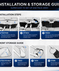 Installation guide for Ditch The Summer Scorch With This Custom Fit Windshield Sunshade For Kia Niro And Niro Ev 2017 Through 2026.