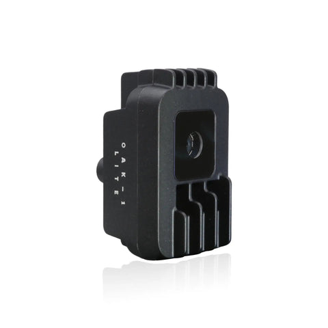 Oak-1 Lite Robotics Camera with Auto Focus and 13MP On-Device AI Boss-Level Edge Vision, front view showing lens and design.