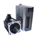 Front view of 380V 10KW AC Servo Motor 2000 RPM 48 Nm Torque With Three Phase Drive And Permanent Magnet Pro Grade Precision Closed Loop Encoder Feedback For CNC And Automated Production Lines Includes AASD 75A Matched Driver.