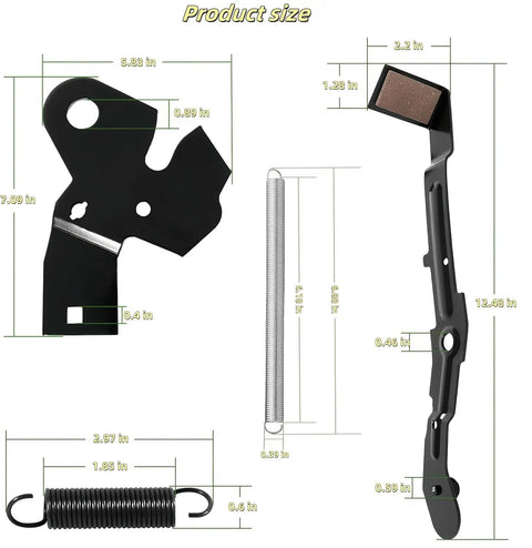 Arm Bracket Roller Cam Kit Replacement For 42 Inch Mower Deck LT1000 LT2000 For AYP Husqvarna And Craftsman Includes Two Brake Arms And Replaces 532184907 131335 532155046