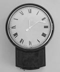 Vinyl Record Clock Mechanism Replacement Kit With Precise Timekeeping And Durable Hands For Easy DIY Repair And Home Decor Keeps Accurate Time And Easy To Install For Your Retro Clock Project installed in a vintage clock face with Roman numerals.
