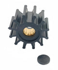 Beefy Sea Water Pump Impeller Kit For Volvo Penta And OMC Marine Engines with 12 blade spline drive, neoprene impeller, brass hub