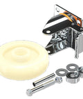 Heavy Duty Top Plate Swivel Caster Wheels For Furniture And Workbenches With Brakes, Quiet Roll, wheel and components