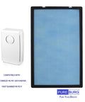 Replacement Filter For Pro Breeze PB P01 Air Purifier 4 Stage Top Notch Filtration With H13 True HEPA And Activated Carbon 2 Pack PB P01F