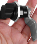 Heavy-Duty T-Handle Cam Lock Kit For Tool Boxes And Equipment Cabinets Abs And Metal Construction Weather-Resistant Easy-Install
