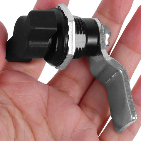 Heavy-Duty T-Handle Cam Lock Kit For Tool Boxes And Equipment Cabinets Abs And Metal Construction Weather-Resistant Easy-Install