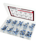 100 Piece 6mm Trimmer Potentiometer Assortment Kit With 500 Ohm To 1 Megaohm Range Top Adjustment 3 Terminal Variable Resistors