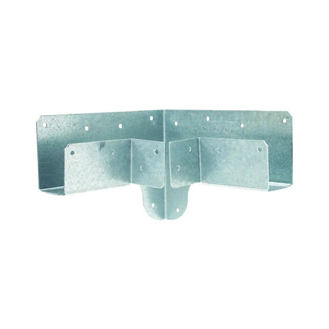 RTC42 18 Gauge Galvanized Rigid Tie Corner For 2x Joist And 4x4 Post Pack Of 8 Build Strong 90 Degree Wood Connections No Angled Cuts Needed Durable Steel Bracing For Decks Fencing And Framing Ideal For Timber Beams And Post Framing Quick Install Weather