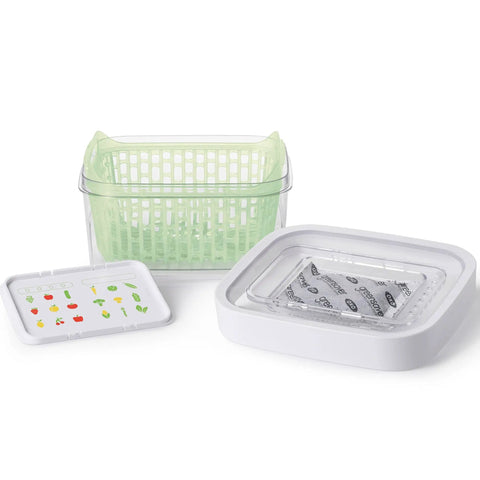GreenSaver Activated Carbon Filter Refills for Produce Keepers and Crisper Inserts 4 Pack Ethylene Gas Absorbing Filters That Slow Ripening and Keep Fruits and Veggies Fresh Longer
