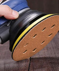 Get The 150 Pack Of High Performance 5 Inch Hook And Loop Sanding Discs With Versatile Aluminum Oxide Grits for orbital sander on wood.