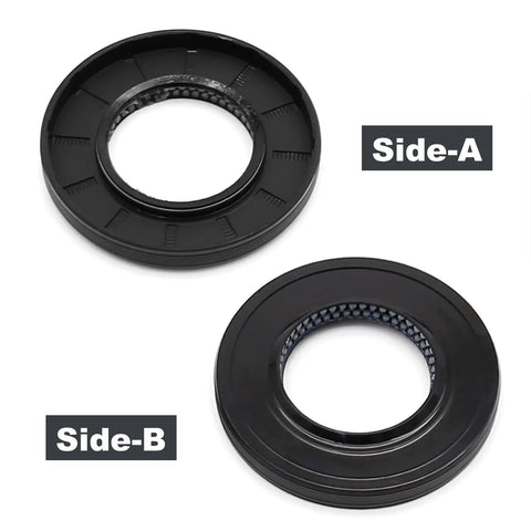 Heavy Duty Washer Seal Bearing And Tub Drum Shaft Assembly Kit For Samsung Models showing Side-A and Side-B of bearings.