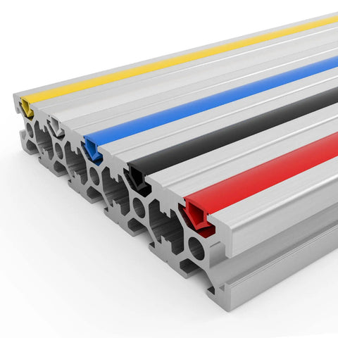 6 Meter Dust Protection Soft Cover for 8mm Slot 30 Series Aluminum Extrusion Profile in multi-color T-slot/V-slot