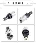Heavy Duty 4WD Front Drive Actuator For Chevy Silverado Avalanche And Cadillac Escalade K1500 K2500 4X4 Differential Axle Motor Replaces 26060073 600101, gray and black housing details