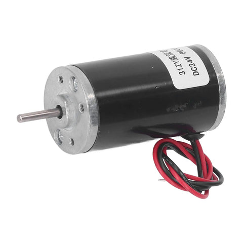 Heavy Duty 24V Permanent Magnet DC Motor Delivering Real Torque And Snappy Adjustable Speed With Rock Solid All Metal Aluminum Brass Gears