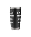 Not Arguing Just Explaining It With Engineering Logic Stainless Steel Insulated Tumbler Gift For Engineers on white background
