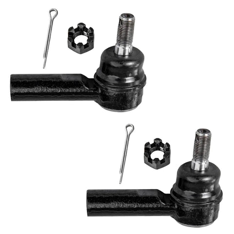 Front End Suspension Kit For 1996 2002 Toyota Corolla 14Pc Replacement Set With 2 Front Lower Control Arms 2 Inner Tie Rod Ends 2 Outer Tie Rod Ends Ready To Roll On Non ABS Models tie rod ends with cotter pin and castle nut