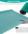 ESD Antistatic Rubber Mat Roll For Electronics Long Desk Soldering Pad rolled with scissors showing cutting option