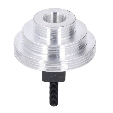 Mini Lathe Belt Transition Pulley With Spindle For MX 210 WM 210, aluminum replacement part for smoother belt shifts and tool longevity.