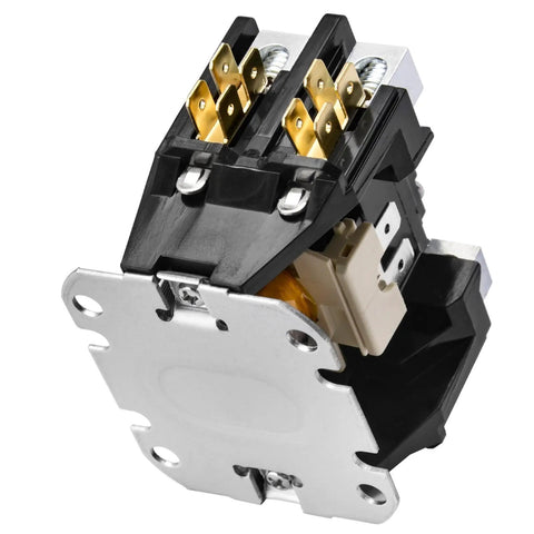40 Amp 1 Pole Definite Purpose Contactor With 24V AC Coil Heavy Duty HVAC Replacement For C140A Models UL Listed Drop In Replacement
