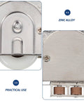 Close-up of Cabinet Sliding Roller Wheels Zinc Alloy Sliding Door Hardware, showcasing zinc alloy material and practical use features.