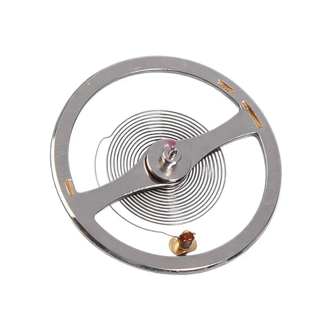 Budget Friendly NH38 NH39 Movement Balance Wheel With Hairspring for Automatic Watch Repair Silver Metal