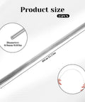 25 Pieces 0.8mm Stainless Steel Piano Wire Spring Wire 40 Cm Straight Full Hard For DIY Crafts Model Car Helicopter Airplane Projects Music Wire Set Pro Grade For Repairs And Hobby Projects shown with dimensions and material details.
