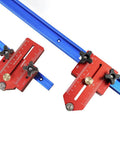 Extended Thin Rip Jig For Table Saws And Router Tables, Easy Narrow Strip Cuts, Aluminum Alloy Guide With Anodized Finish