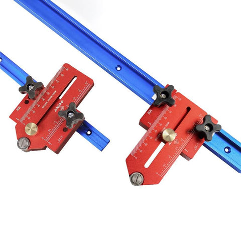 Extended Thin Rip Jig For Table Saws And Router Tables, Easy Narrow Strip Cuts, Aluminum Alloy Guide With Anodized Finish