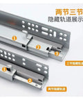 Built Tough Three Section Undermount Drawer Slides with hidden tracks and smooth operation for seamless installation.