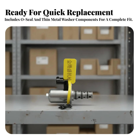 Quick Swap Heavy Duty Proportional Valve Solenoid Actuator Replacement For Zax200-5G showing o-seal and metal washers on a shelf.