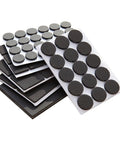 Non Slip Self Adhesive Furniture Pads Set For Tables Chairs Sofas Round And Square Feet Cushions To Protect Floors Easy Peel And Stick