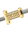 2pcs brass T8 anti-backlash spring-loaded nuts for 8mm Acme Z-axis threaded rod