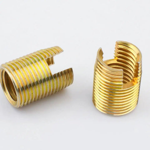 Awesome 50pc Slotted Self Tapping Thread Repair Kit With Carbon Steel M3 To M12 Screws For Automotive And Home DIY Fixes You Gonna Love golden thread inserts