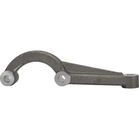 GM Metric Midsize Left Spindle Steering Arm Forged Heat Treated Steel CNC Machined OEM Geometry Race Ready For IMCA USMTS USRA UMP And Wissota Approved, side view