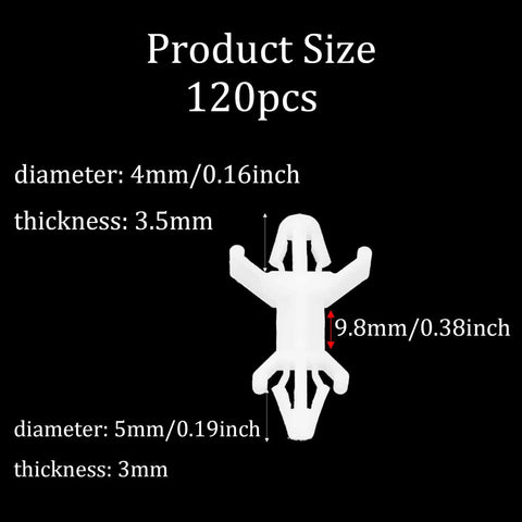 Product size details of 120 Pieces Rugged Pcb Standoffs With Reverse Locking Design Double Hex Head Circuit Board Spacers.