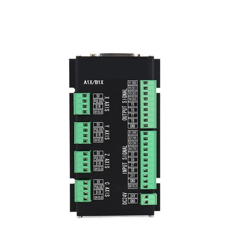 Badass Dsp Cnc Controller Board Handling Three Or Four Axis Routers And Plasma Gear With Killer Auto Tool Changer Support For Smooth Precision Milling Across Any Garage Setup Today, showing connection terminals and labels.