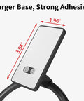 Adhesive Towel Ring For Bathroom No Drilling Install Easy Mount Hand Towel Holder Stainless Steel Aluminum Rustproof 1.96x3.94 Base