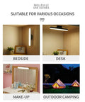 Stick On Wall Lights Set Of 2 LED Dimmable Light Bar for bedside, desk, makeup, and outdoor camping scenes