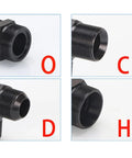 Heavy Duty Carbon Steel D Type Elbow Male Ball Joint Hydraulic Oil Pipe Fitting Forged Right Angle Connector Solid Build Garage Shop Top Shelf Fluid Line Replacement Parts Legit and built to last hard enough for your next big fix up job. black threaded hydraulic fitting close-up